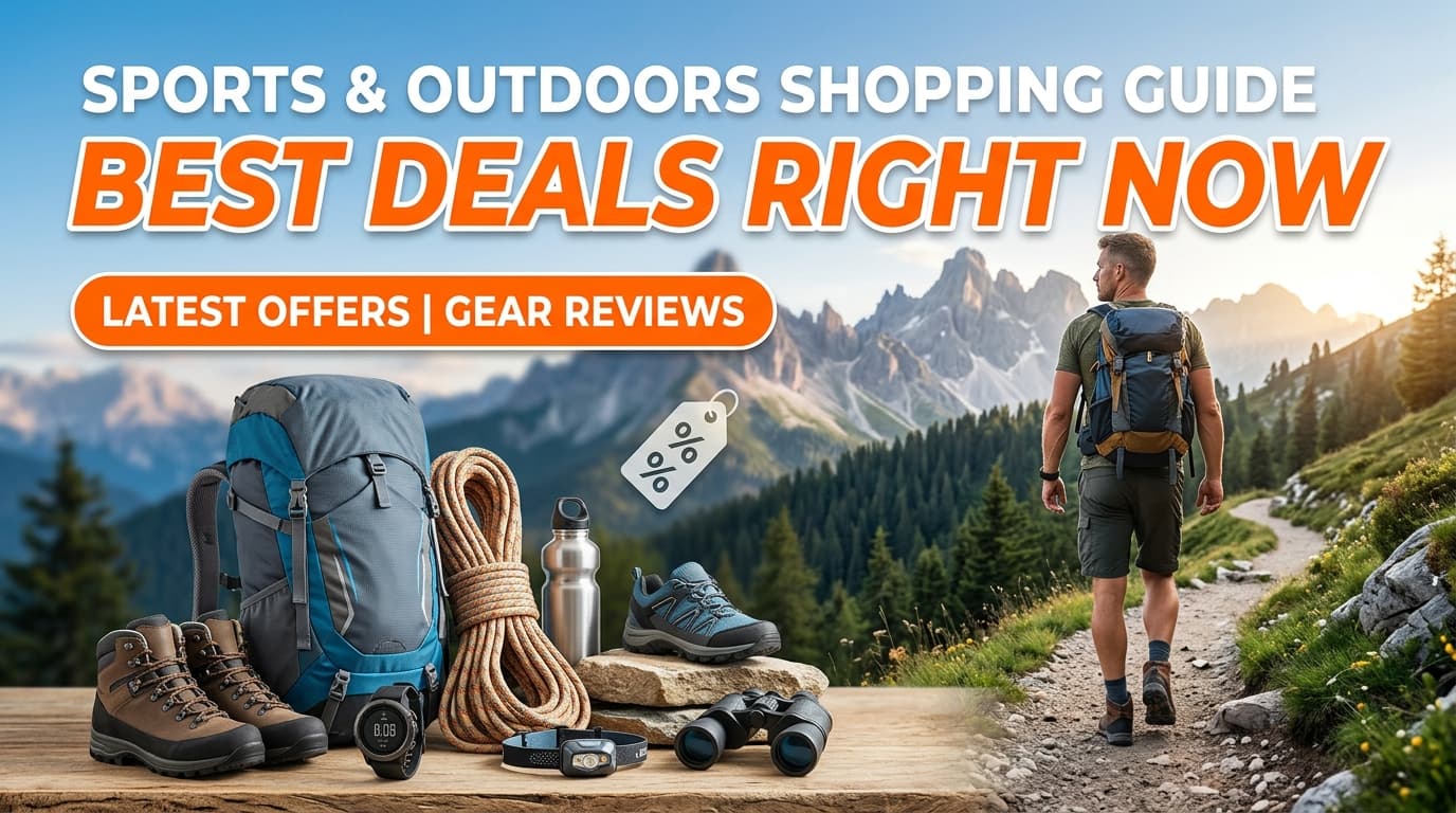 Sports & Outdoors Shopping Guide: Best Deals Right Now
